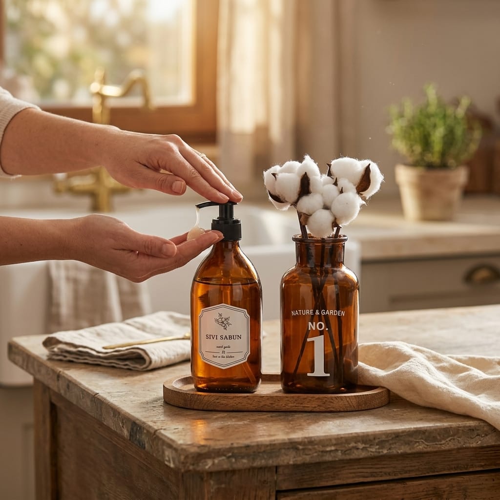 image_1777970664427_0 EGE AMBER BANYO SETİ CAM 2 Lİ STANDLI 1064 - Görsel 1