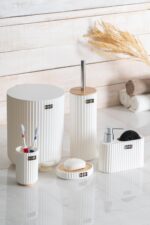 Astoria 5 Parça Banyo Seti - Gri AKR-06467 - Görsel 4