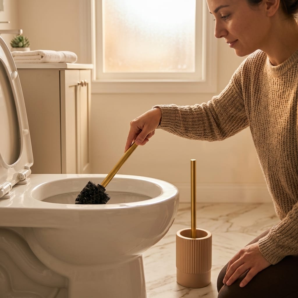 image_1777992454511_0 PEROTTİ SO WELL STONWARE WC TUVALET FIRÇASI - Görsel 1