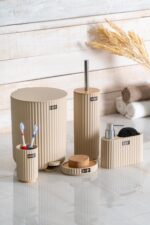 Astoria 5 Parça Banyo Seti - Gri AKR-06467 - Görsel 5