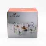 Alper Home Emojili Cam Kupa Bardak 1 Adet