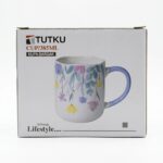 TUTKU PORSELEN RENKLİ KUPA BARDAK 385 ML RB-006 - Görsel 3