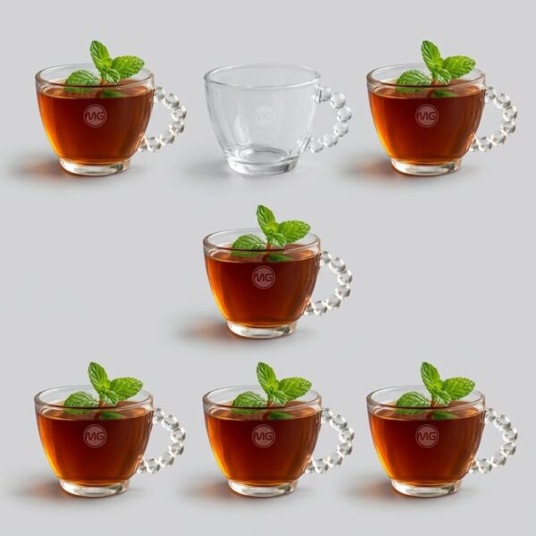 MANSOURA GLS353 PEARLY TEA MUG 6 LI BARDAK 250 ML