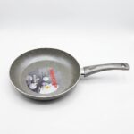 Mehtap Granit Tava 24 cm Yanmaz Yapışmaz Gri - Görsel 2