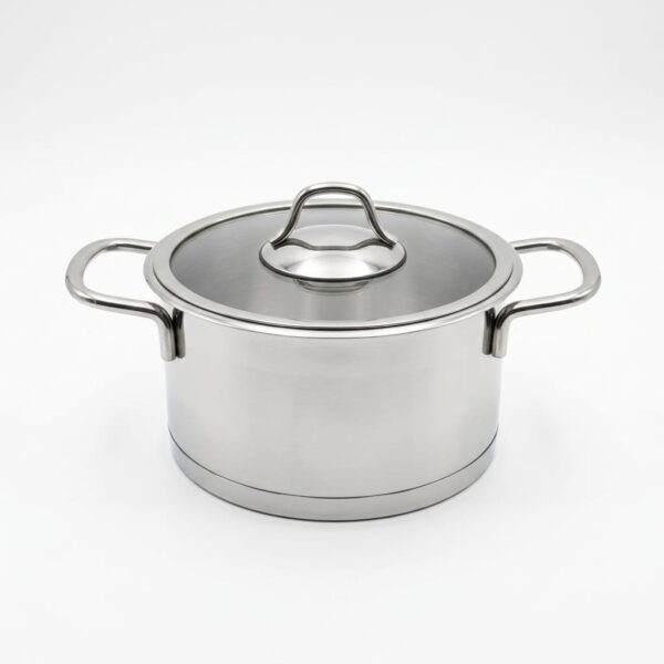 Lines L-0106 Silver 18 cm Derin Çelik Tencere 2,3 Litre