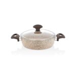 Falez Creamy Granitec 26 cm Kısa Granit Tencere