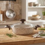 Falez Creamy Granitec 26 cm Kısa Granit Tencere
