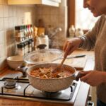 Falez Creamy Granitec 26 cm Kısa Granit Tencere