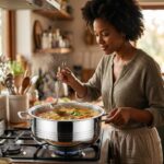 Lines Gastro 40 Cm Metal Kulplu Derin Tencere - Görsel 2