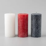 DEKORMUM SİLİNDİR MUM 7X15 CM - Görsel 2