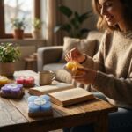 DEKOMUM SİLİNDİR MUM 5X5 CM KOKULU 4 LÜ