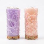 DEKOMUM DEKORATİF OYMA MUM 7X15 CM KOKULU - Görsel 3