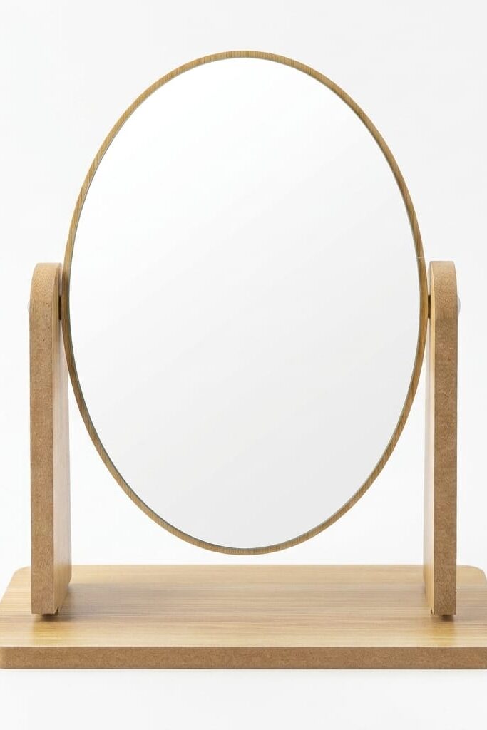 Bambu Oval Küçük Ayna