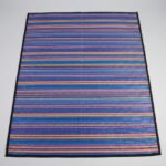 120x180 cm Çok Renkli Çizgili Hasır Kilim - Görsel 4