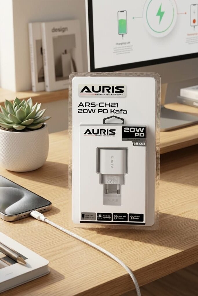 Auris ARS-CH21 20W PD Hızlı Şarj Cihazı Adaptörü