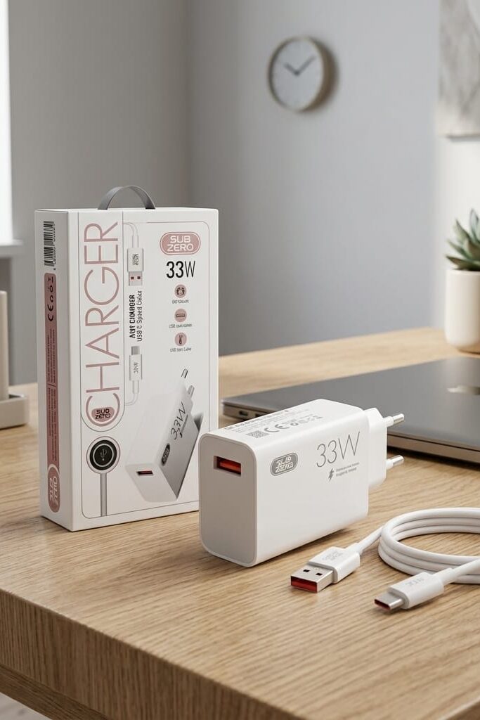 Subzero SG37 33W Type-C Kablolu Turbo Hızlı Şarj Aleti
