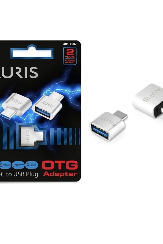 Auris AD02 Type-C to USB OTG Dönüştürücü Adaptör