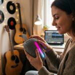 Everton RT-341 RGB Işıklı Taşınabilir Bluetooth Hoparlör USB FM Destekli