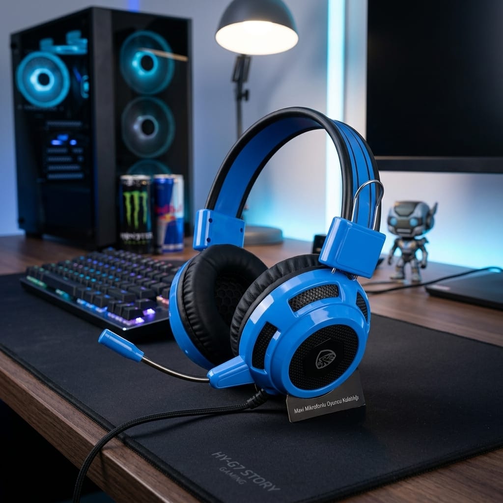 Hytech HY-G7 STORY Mavi Gaming Oyuncu Kulaklığı