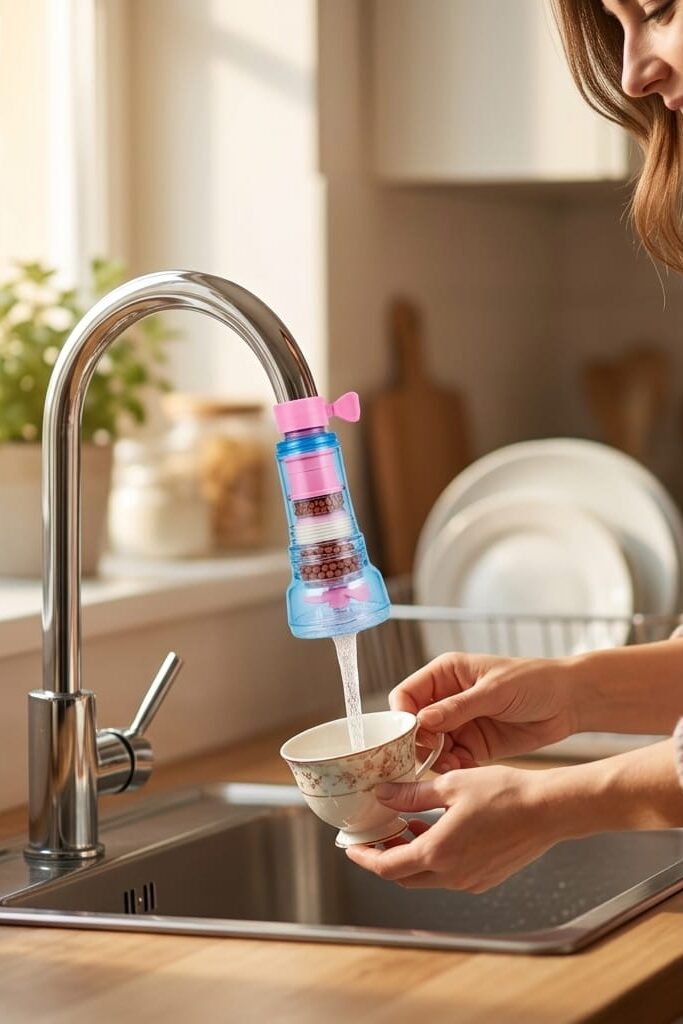 Kinetex KTX 3236 360 Derece Döner Başlıklı Musluk Ucu Adaptörü