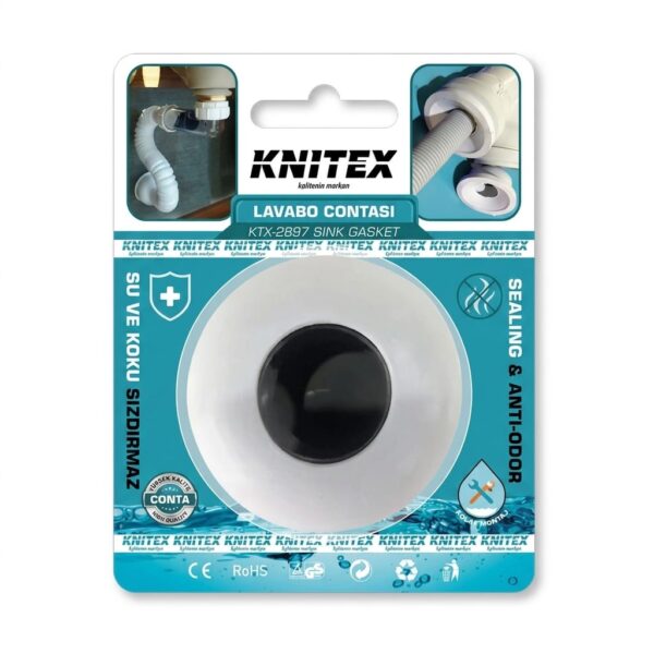 Knıtex KTX-2897 Vakumlu Koku ve Su Sızdırmaz Lavabo Contası