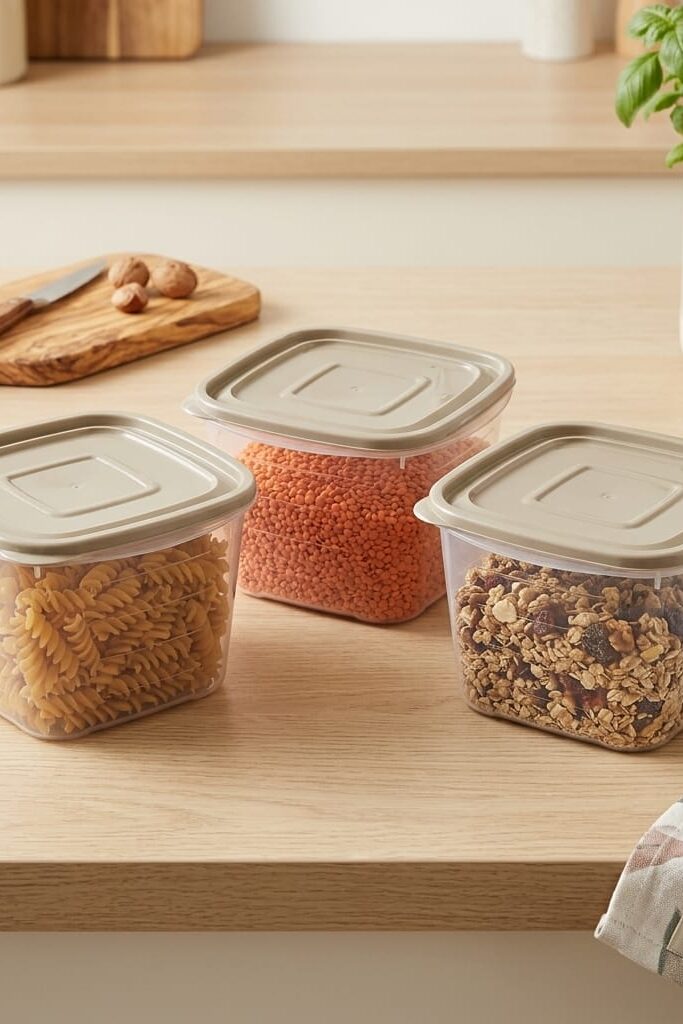 Soft Chef Gloria 3'lü Kare Saklama Kabı Seti 1.9 Litre