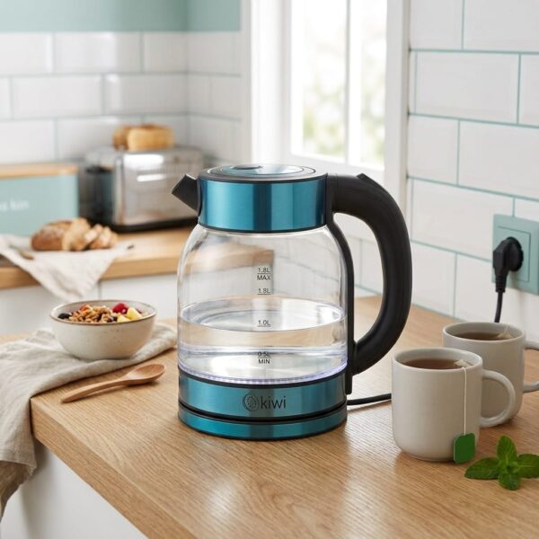 Kiwi KK 3333 1.8 Litre 1500W Cam Kettle Su Isıtıcı