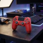 Auris Doubleshock PS4 Kablosuz Oyun Kolu Kırmızı