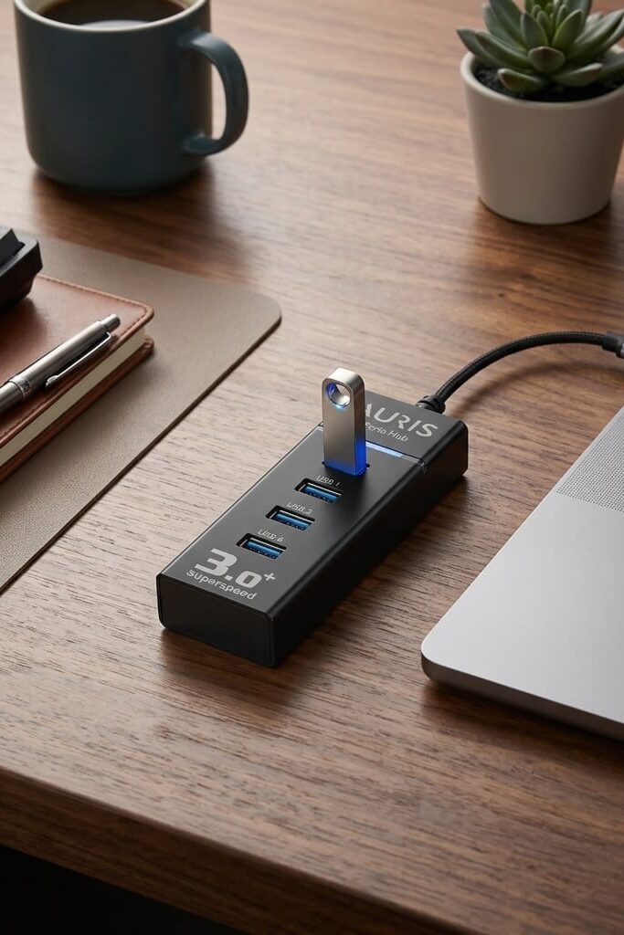 Auris ARS-HB10 4 Port USB 3.0 Hub Çoklayıcı Superspeed 5Gbps