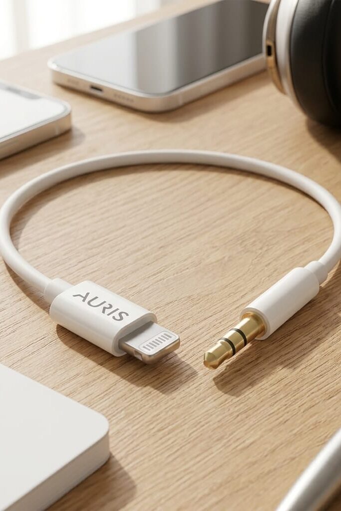 Auris ARS-AU08 Lightning to 3.5mm AUX Kablo - iPhone Uyumlu