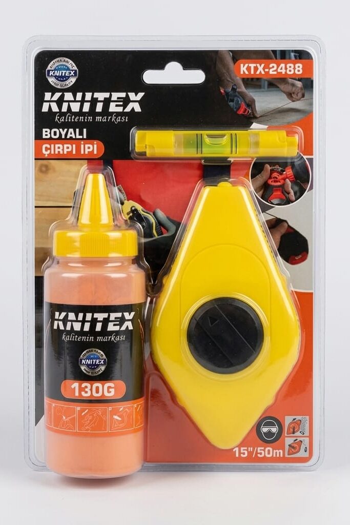 Knıtex KTX-2488 Boyalı Çırpı İpi ve İşaretleme Seti 130g