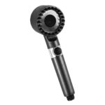 Knitex KTX-3142 Masaj Uçlu Siyah Su Tasarruflu Duş Başlığı