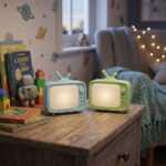 Zmax Max-4542 TV Tasarımlı Dekoratif Gece Lambası Mavi ve Yeşil