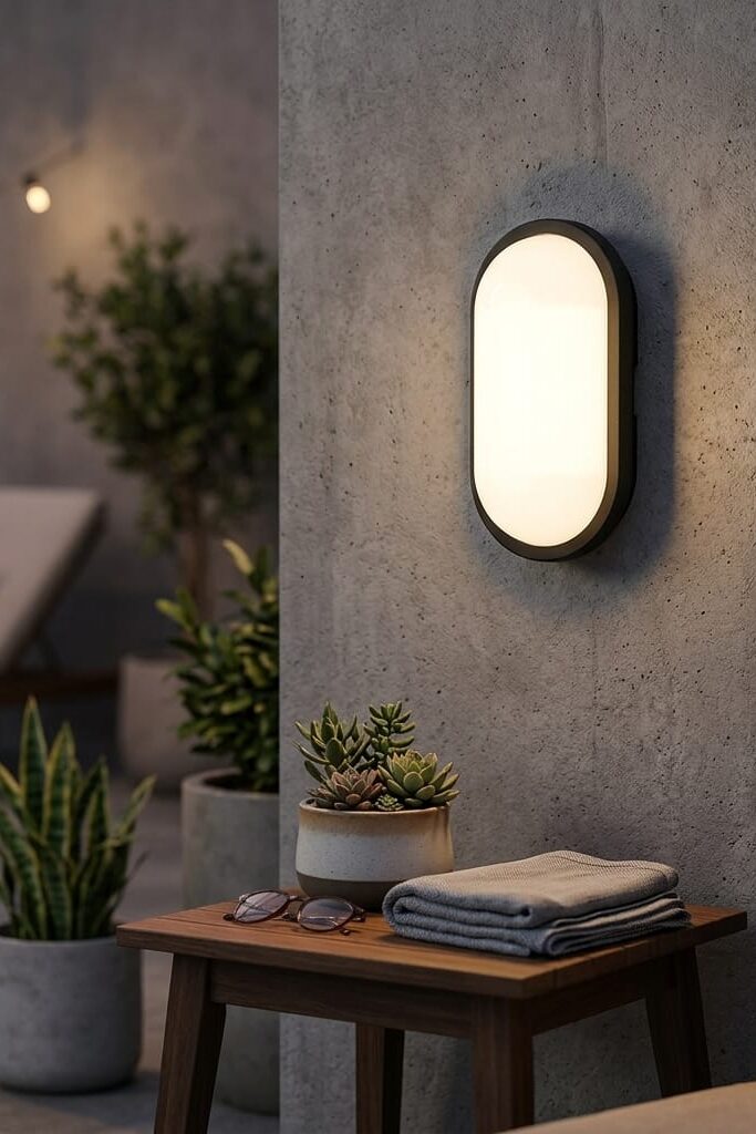 Mutlusan LEDLIGHT-3 15W Oval LED Armatür Siyah