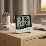 Real Özs HTC-1 Dijital Termometre ve Nem Ölçer Saat