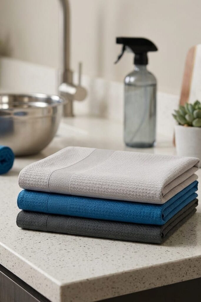 Çok Amaçlı Mikrofiber Temizlik Bezi 3'lü Set 60x40 cm