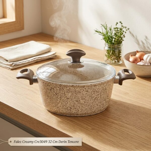Falez Creamy Cre3049 32 cm Derin Tencere