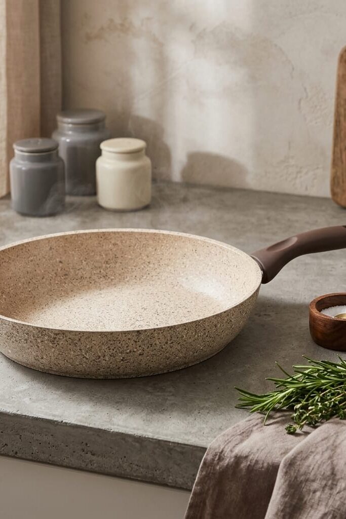 Falez Creamy Granit Tava 30 Cm Cre-3012