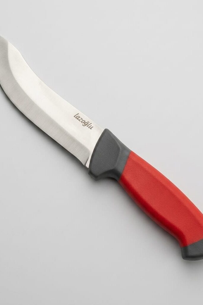 Lazoğlu 23 Cm Ergonomik Plastik Saplı Kasap ve Deri Yüzme Bıçağı