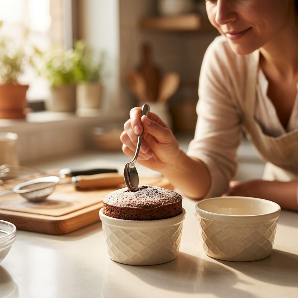 8 Adet Porselen Sufle Kabı