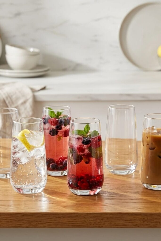 LAV Lal 6'lı Meşrubat Bardağı Seti 480 ml