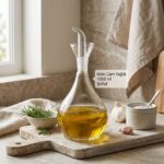 Mien Cam Yağlık 1000 ml Şeffaf Cam Yağdanlık