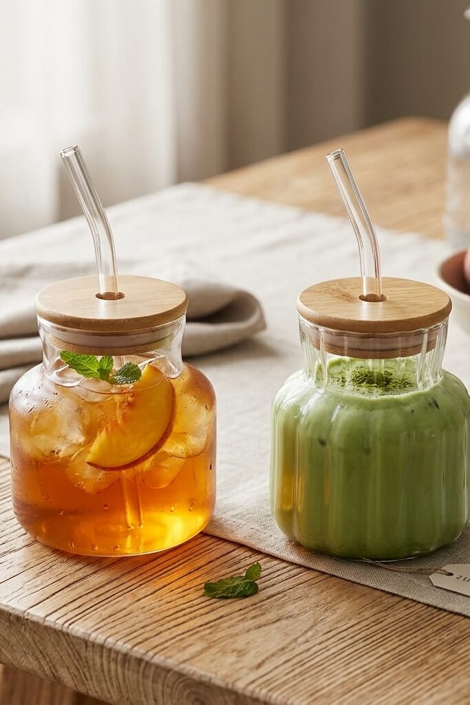 Noveer 2'li Pipetli Bardak Seti 380 ml