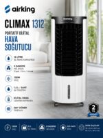 Airking Climax 1312 Portatif Dijital Mobil Hava Soğutucu