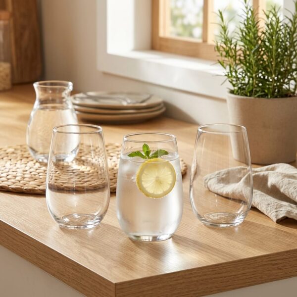 LAV Gaia 590 cc Meşrubat Bardağı 3'lü Set