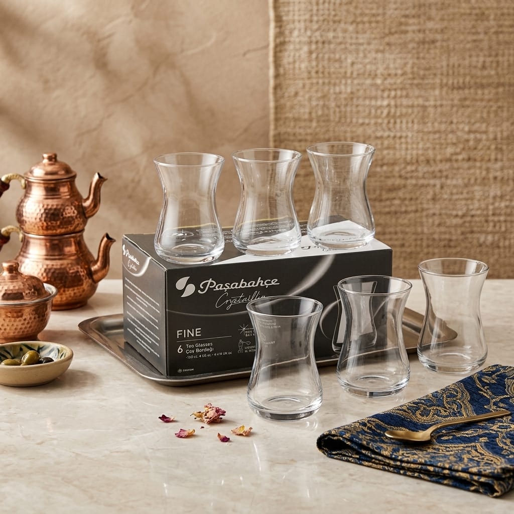 Paşabahçe 22715 Crystallin Fine Çay Bardağı 6'lı 120 cc