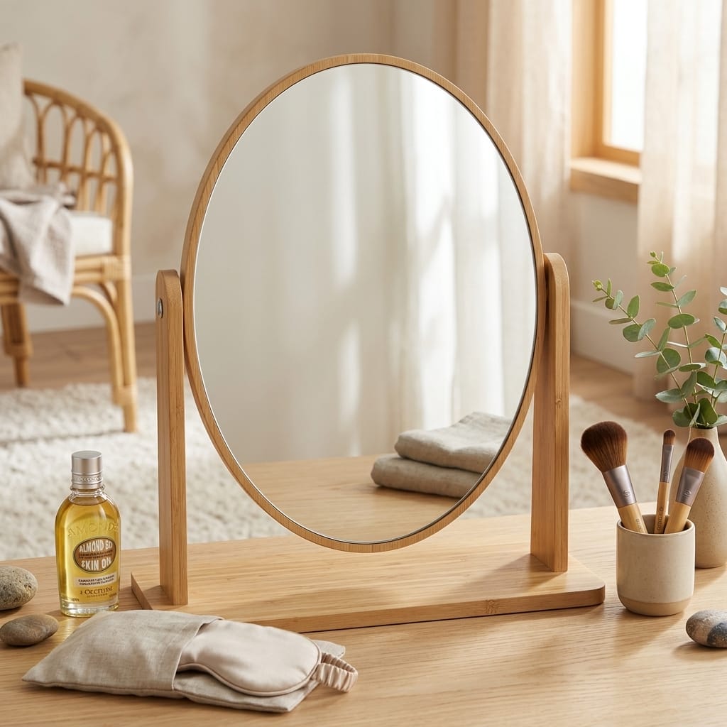 8684212001677-image-1 Bambu Oval Küçük Ayna