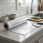 Alüminyum Görünümlü PVC Yapışkanlı Folyo 60x200 cm