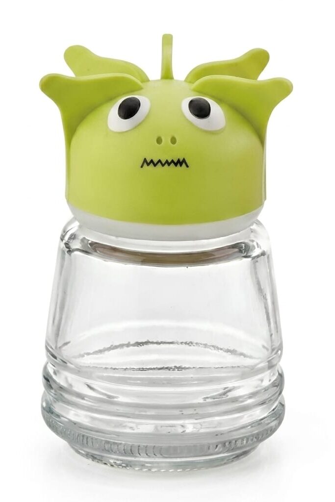 Renga Monster Figürlü 67 cc Cam Tuzluk ve Baharatlık Yeşil