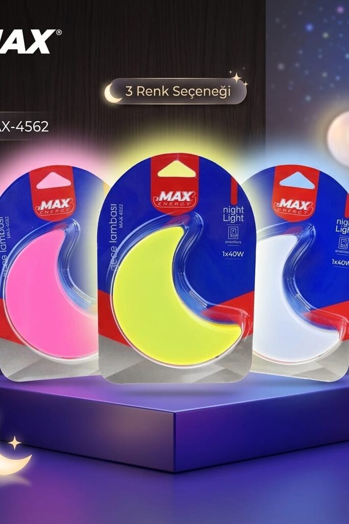 ZMAX Ay Figürlü Dekoratif Gece Lambası